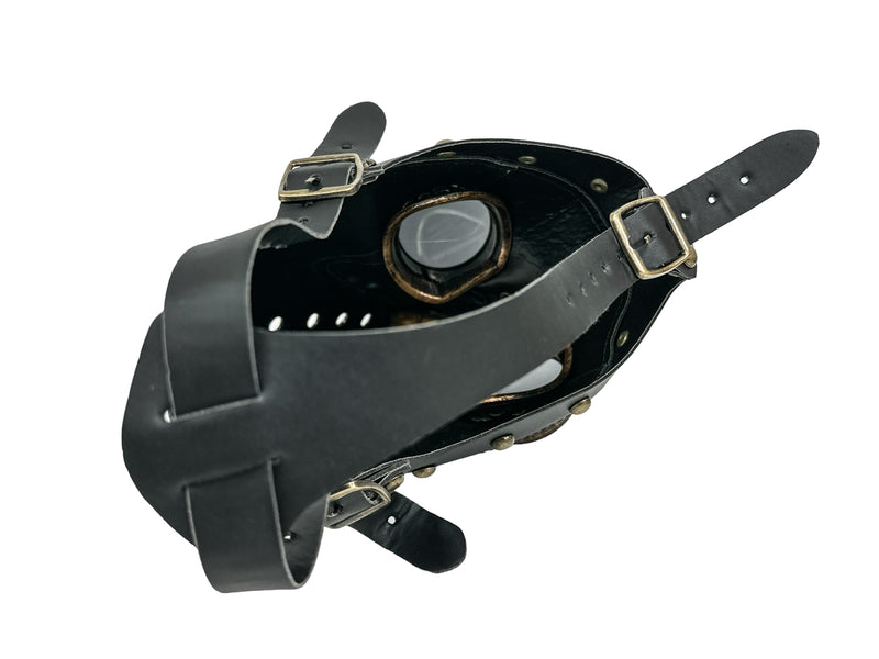 Steampunk Plague Doctor Mask Leather And Rivets