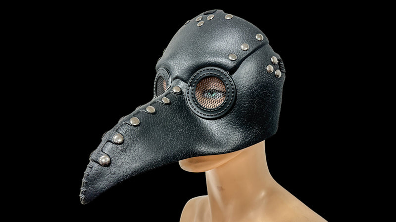 Plague Doctor Mask Leather And Rivets