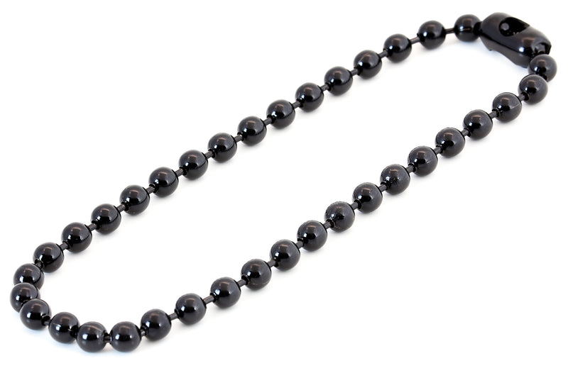 Ball Chain Necklace Black