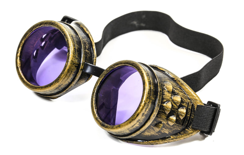 Brass Plain Goggles Color Lens