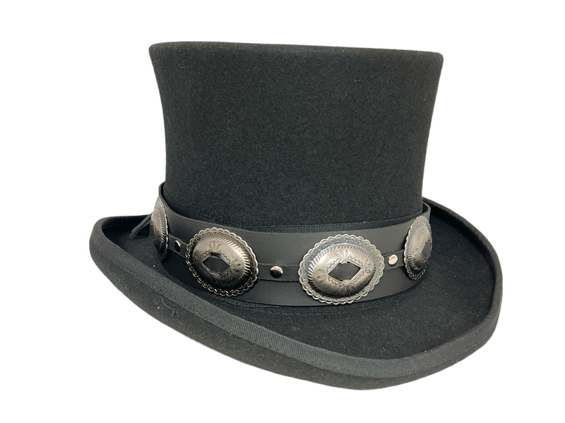 Wide Concho Hat Band Only for Top hats
