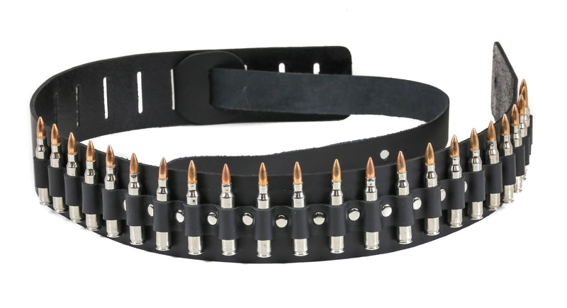 Real Bullet Guitar Strap .223 Caliber Nickle Shell Copper Tips