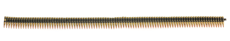 M16 .223 Caliber Bullet Belt Brass Shell Copper Tips Black 'X' Link