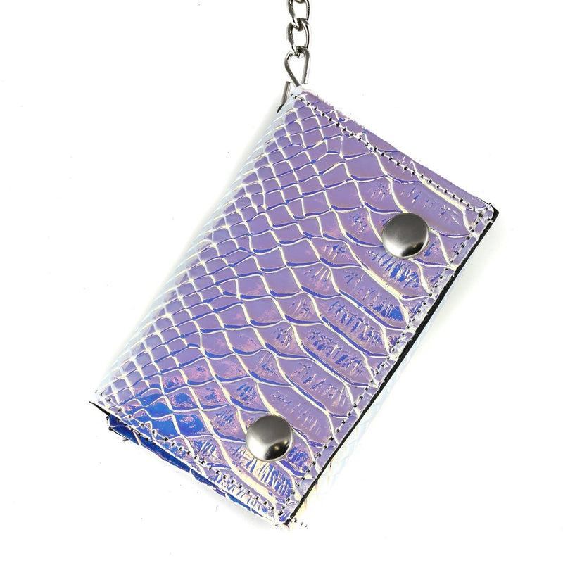 SNAKE  RAINBOW HOLOGRAPHIC WALLET