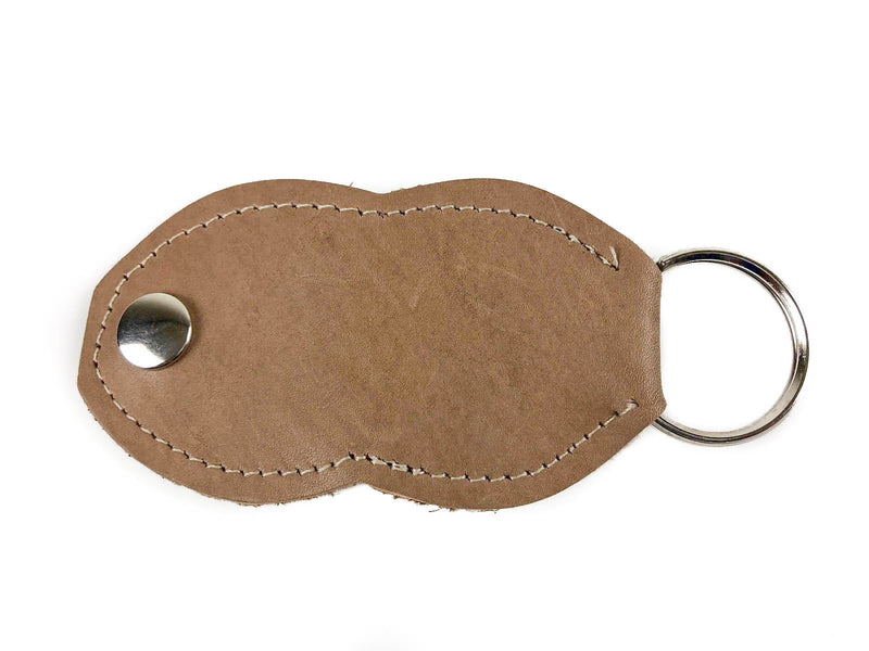 Heavy Duty Guitar Pick Holder Key Ring Leather Professional Grade