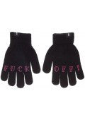 Sourpuss "F*ck Off" Knit Gloves