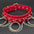 VEGAN PATENT SHINY CHAIN BONDAGE CHOKER O RING  COLLAR
