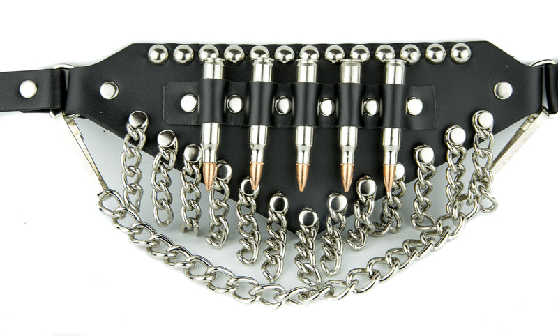 REAL BULLET CHAIN STUDDED BOOTSTRAP