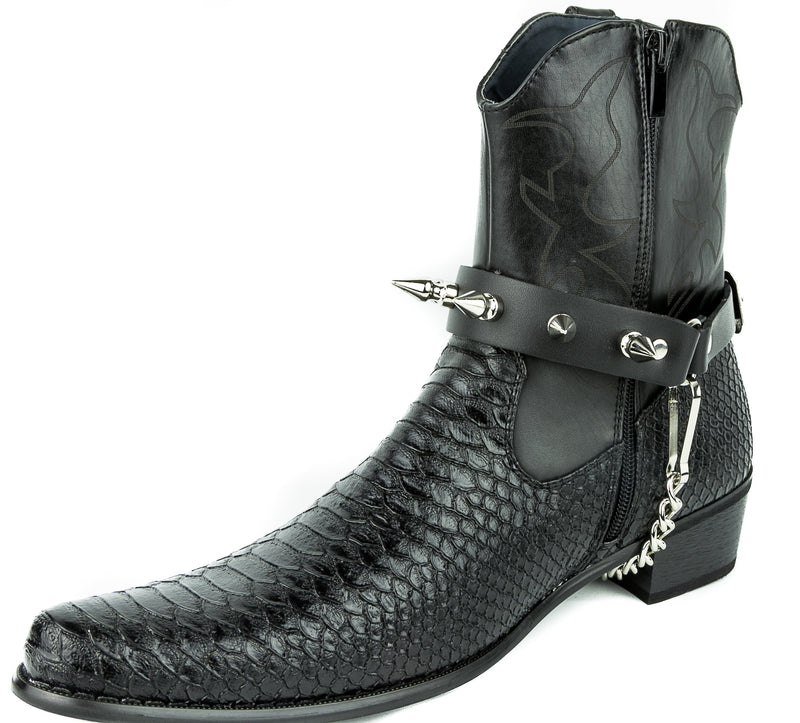 SINGLE ROW 1" SPIKE BOOT STRAP