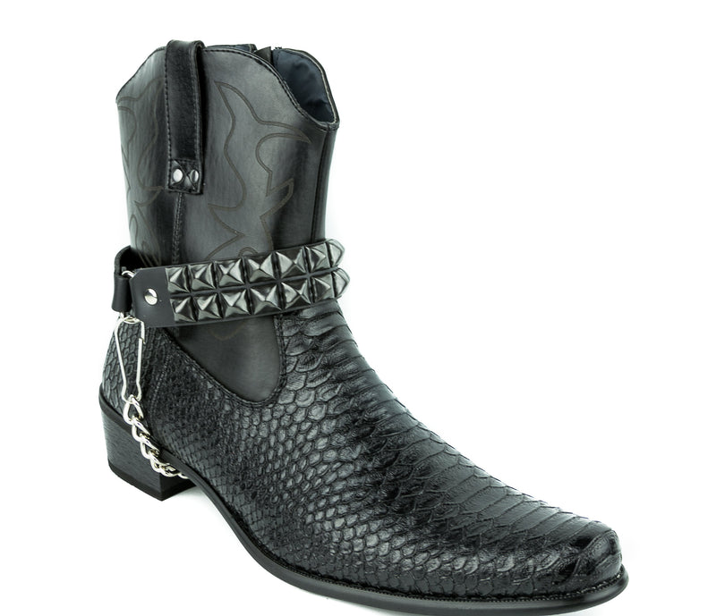 2 ROW STUDDED BOOTSTRAP