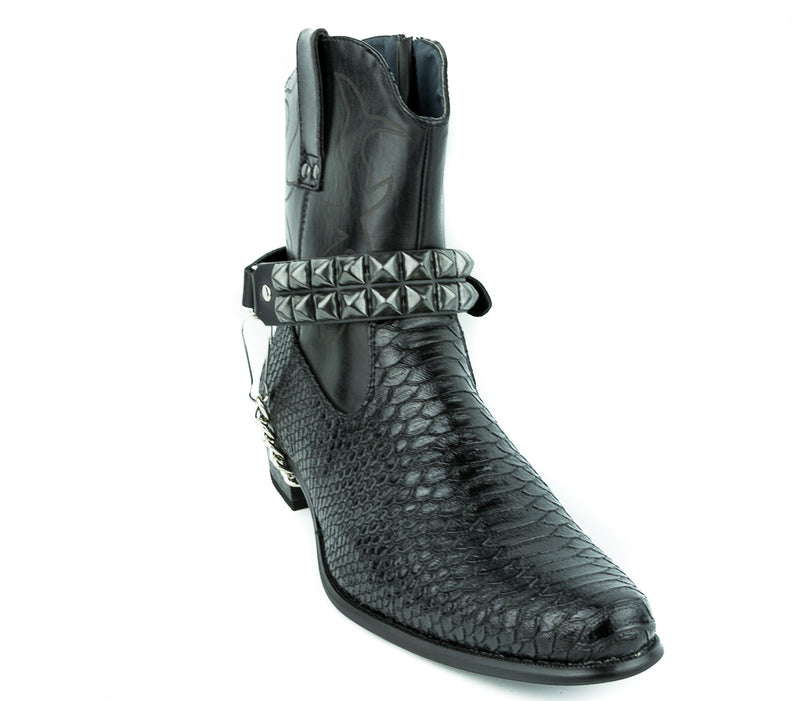 2 ROW STUDDED BOOTSTRAP