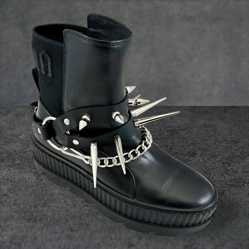 SPIKE XL DOUBLE STRAP  BOOTSTRAP LEATHER