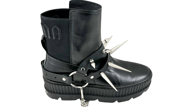 SPIKE XL DOUBLE STRAP  BOOTSTRAP LEATHER