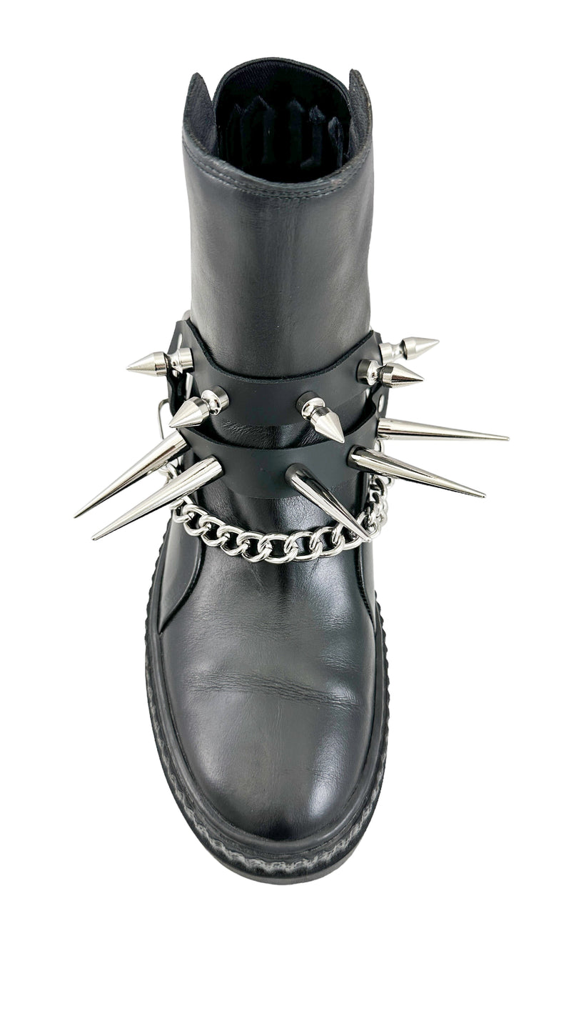 SPIKE XL DOUBLE STRAP  BOOTSTRAP LEATHER