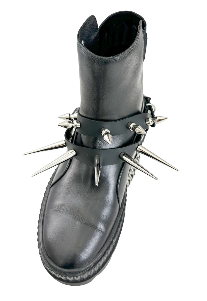 SPIKE XL DOUBLE STRAP  BOOTSTRAP LEATHER