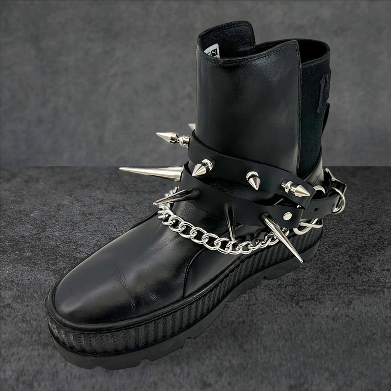 SPIKE XL DOUBLE STRAP  BOOTSTRAP LEATHER