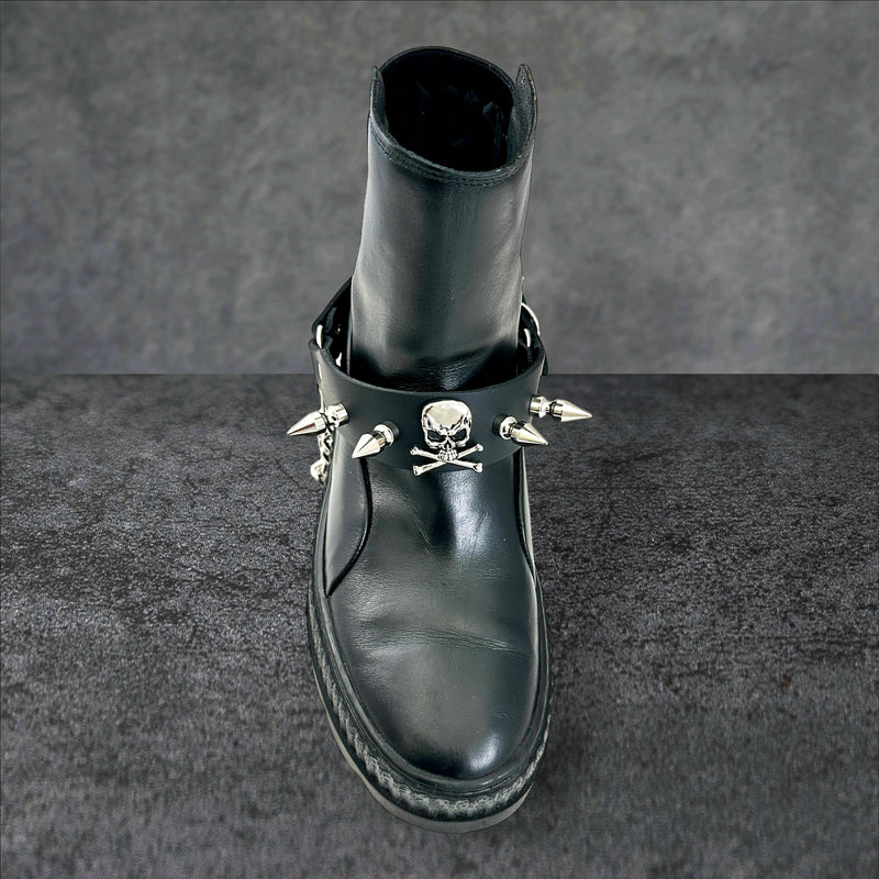 SPIKE AND SKULL  BOOTSTRAP