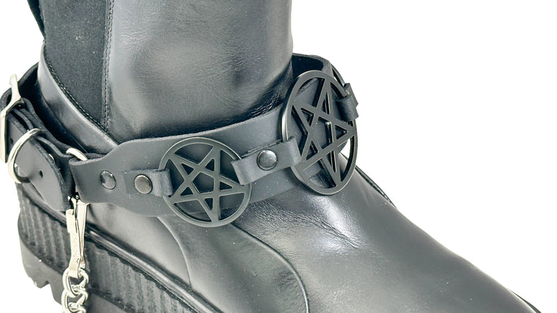 PENTAGRAM  BOOTSTRAP LEATHER