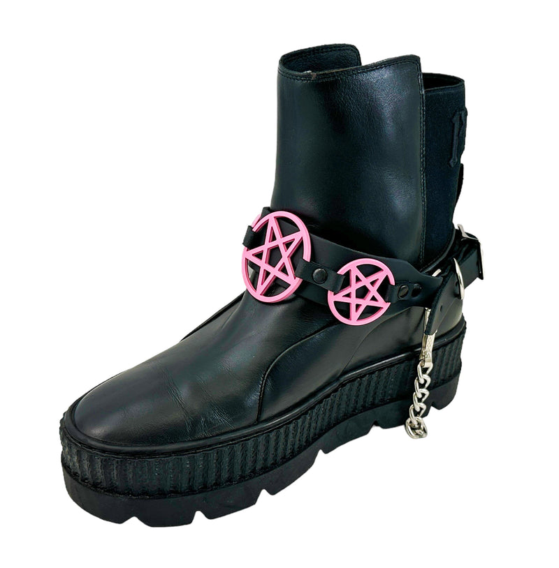 PENTAGRAM  BOOTSTRAP LEATHER