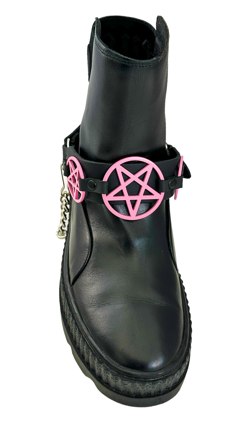 PENTAGRAM  BOOTSTRAP LEATHER