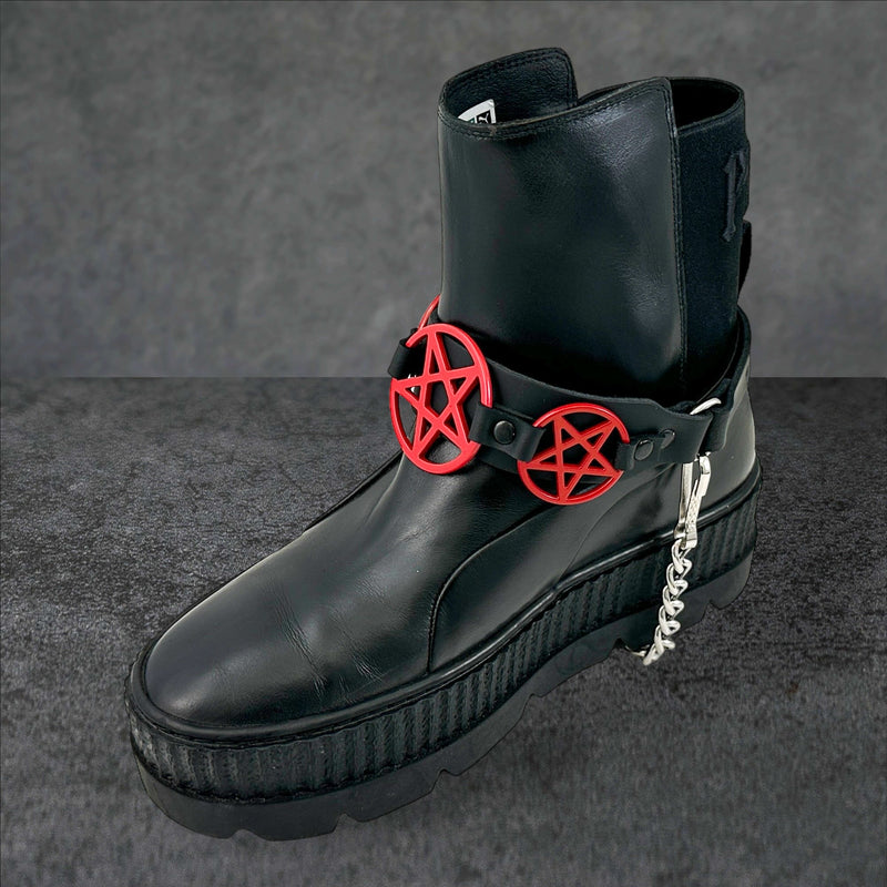 PENTAGRAM  BOOTSTRAP LEATHER