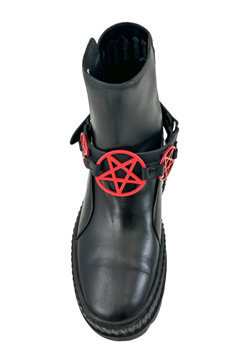 PENTAGRAM  BOOTSTRAP LEATHER