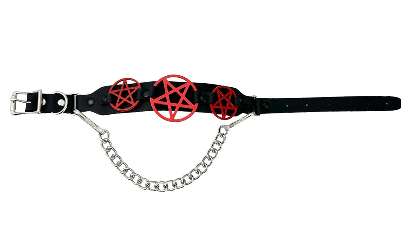 PENTAGRAM  BOOTSTRAP LEATHER