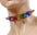 RAINBOW SPIKE CHOKER