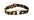 FUZZY LEOPARD BONDAGDE RING CHOKER