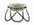 VEGAN PATENT SHINY BLACK SPIKE CHAIN BONDAGE CHOKER O RING  COLLAR