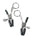 NIPPLE CLAMP PLAIN WITH KEY RING