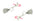 NIPPLE CLAMP WITH CHAIN TASSLE