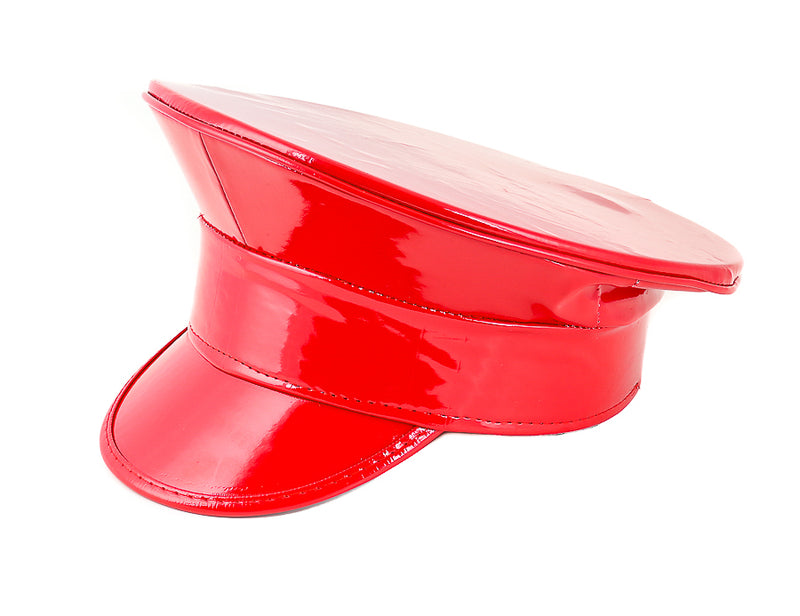 Neon Patent Plain/ Blank Captain Hat