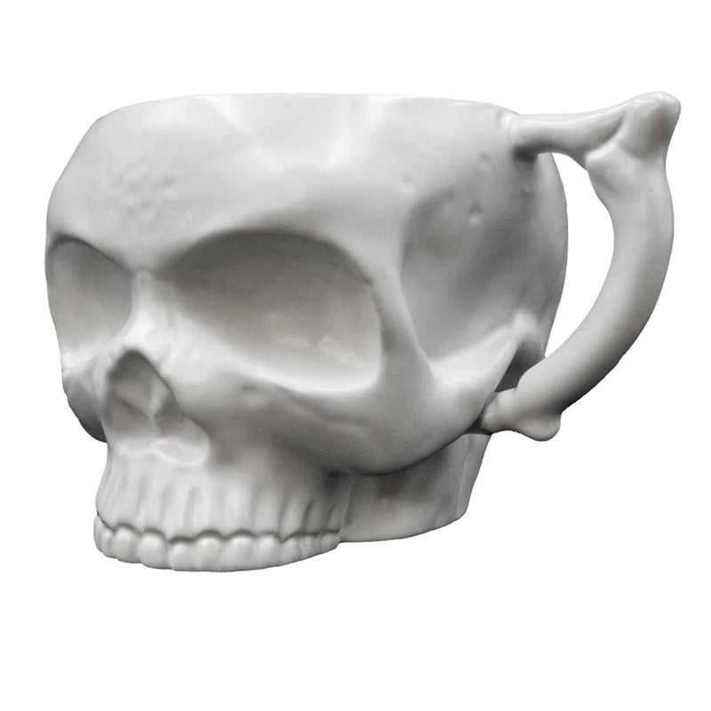 Anatomical Skull Mega Mug White