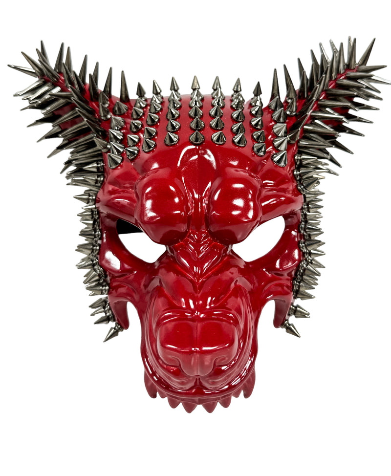 Red Wolf Spike Mask