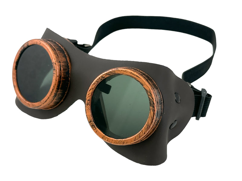 Leather Welding Goggles Copper Shades