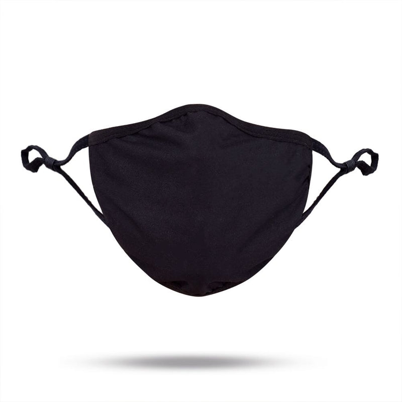 Plain Black Satin Face Mask Face Cover Mouth Cover Filter Pocket