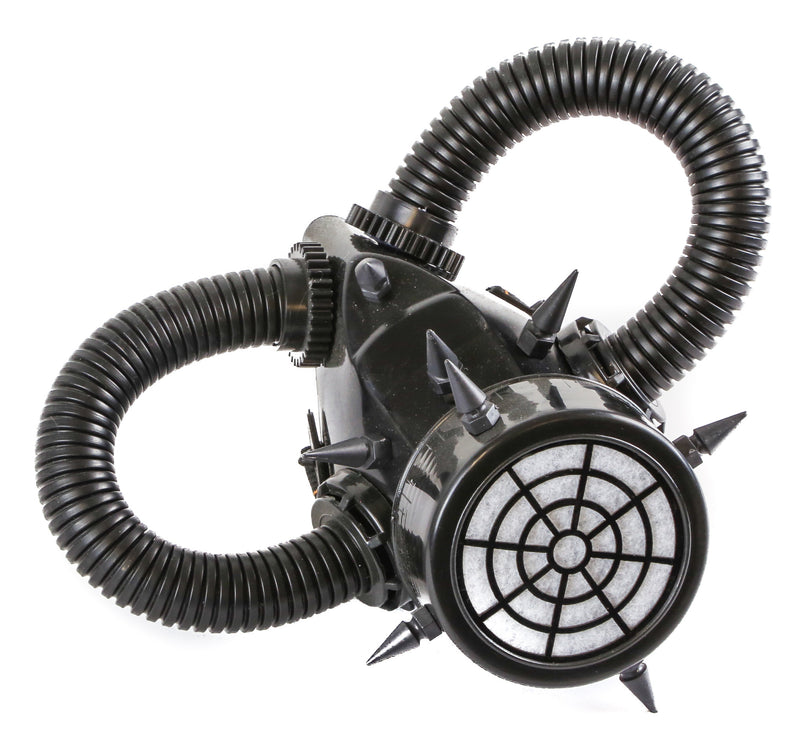 Black Steampunk Spiked Respirator