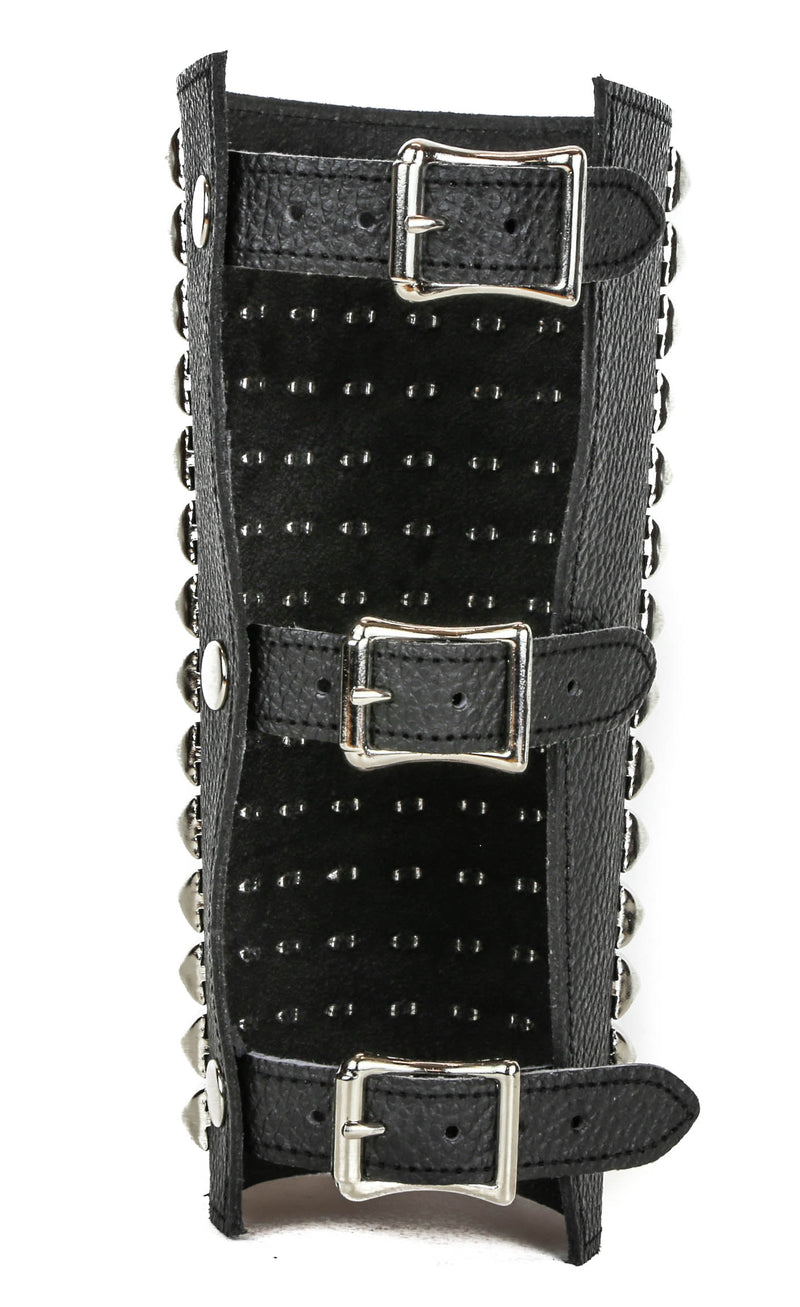 14 Row Studded Leather Gauntlet