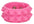 ASSORTED RUBBER, 2 ROW 1/2" PYRAMID BRACELET, GLOW IN THE DARK