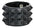 ASSORTED RUBBER, 3 ROW 1/2" PYRAMID BRACELET,  GLOW IN THE DARK