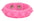 1 ROW 1/2" RUBBER PYRAMID BRACELET, GLOW IN THE DARK