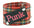 ASSORTED PLAID COLOR BRACELET WITH REBEL PATCH & STAR STUD, 1 3/4" WIDE