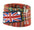 ASSORTED PLAID BRACELET WITH UNION JACK PATCH & SAFTY PIN, 1 3/4" WIDE