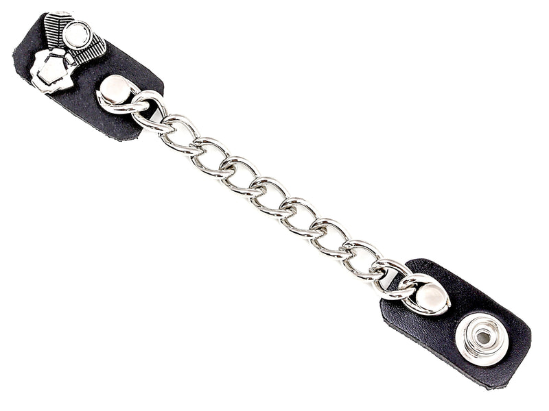 Vest Extender 1 Row Silver Chain