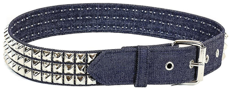 Jean Fabric Denim Studded Belt