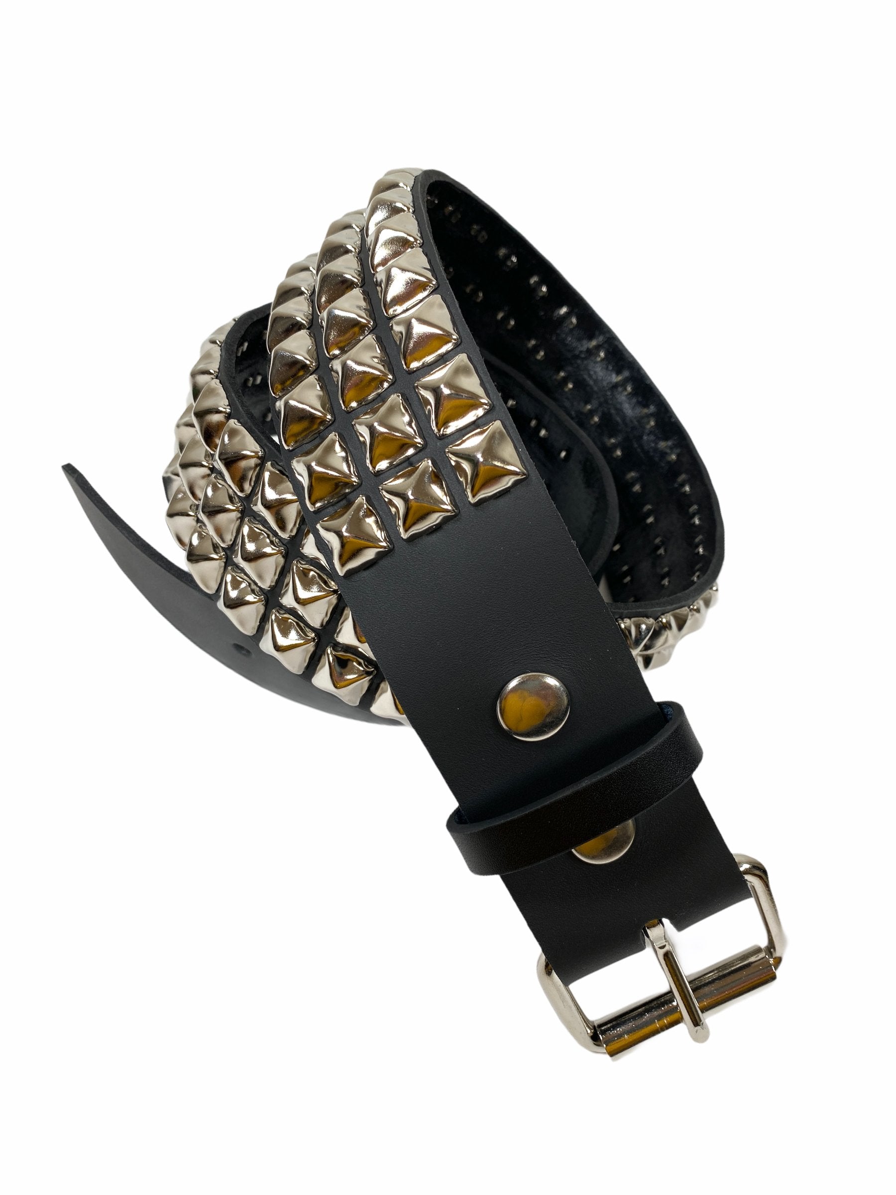 Studded Belt Genuine Leather Made in USA