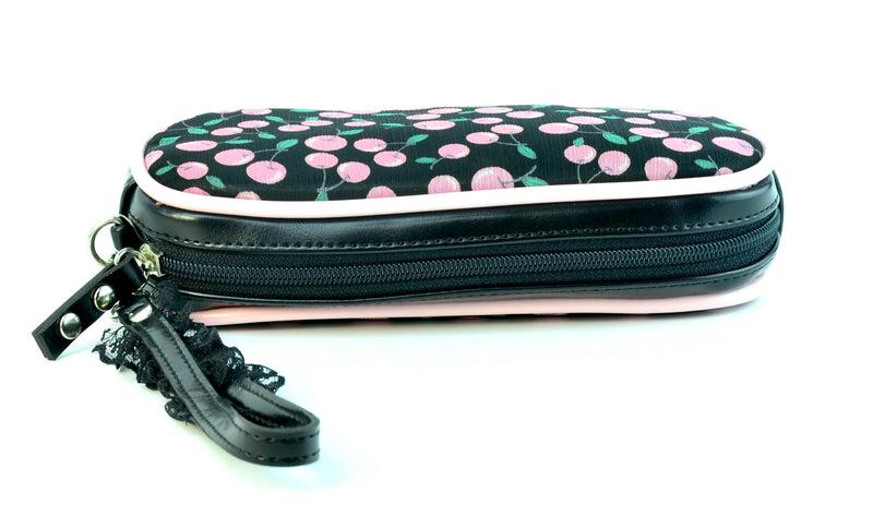 Pink Wild Berry Rectangular Shape Cosmetic Bag