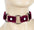 3/4" 3 Ring Velvet Vampyre Choker