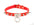 Red Vegan Spike Choker
